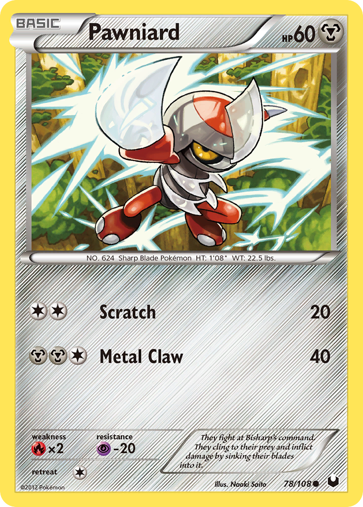 Pawniard 78/108 Common card from Dark Explorers