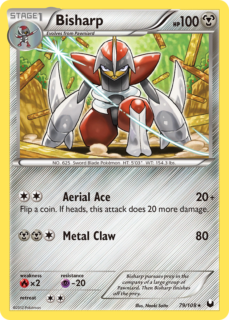 Bisharp 79/108 Rare card from Dark Explorers