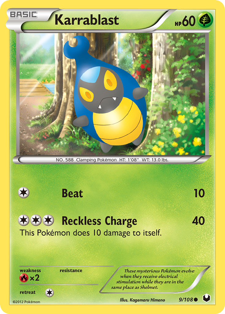 Karrablast 9 Common card from Dark Explorers