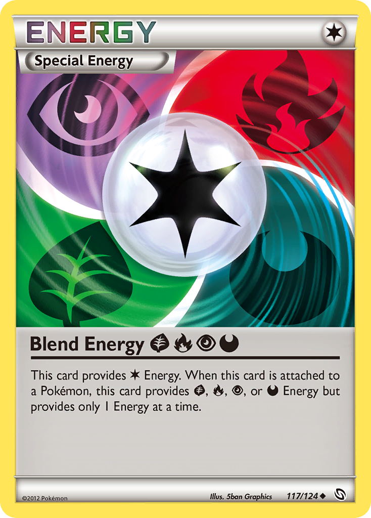 Blend Energy GrassFirePsychicDarkness 117 Uncommon card from Dragons Exalted