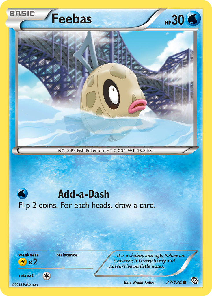 Feebas 27 Common card from Dragons Exalted