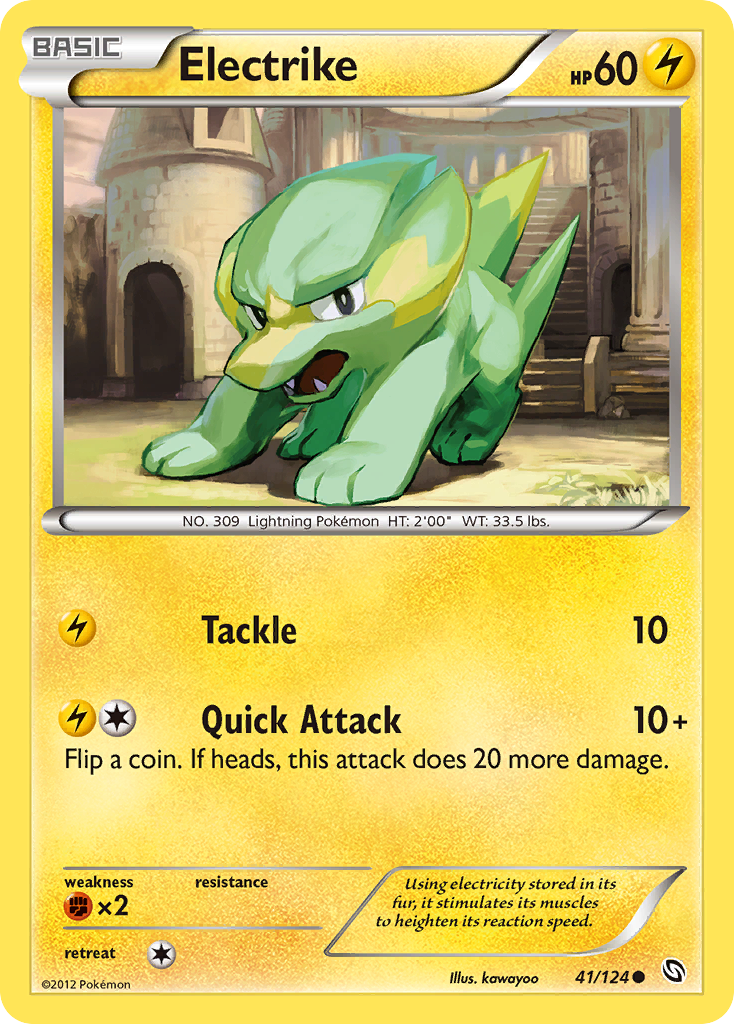 Electrike 41 Common card from Dragons Exalted