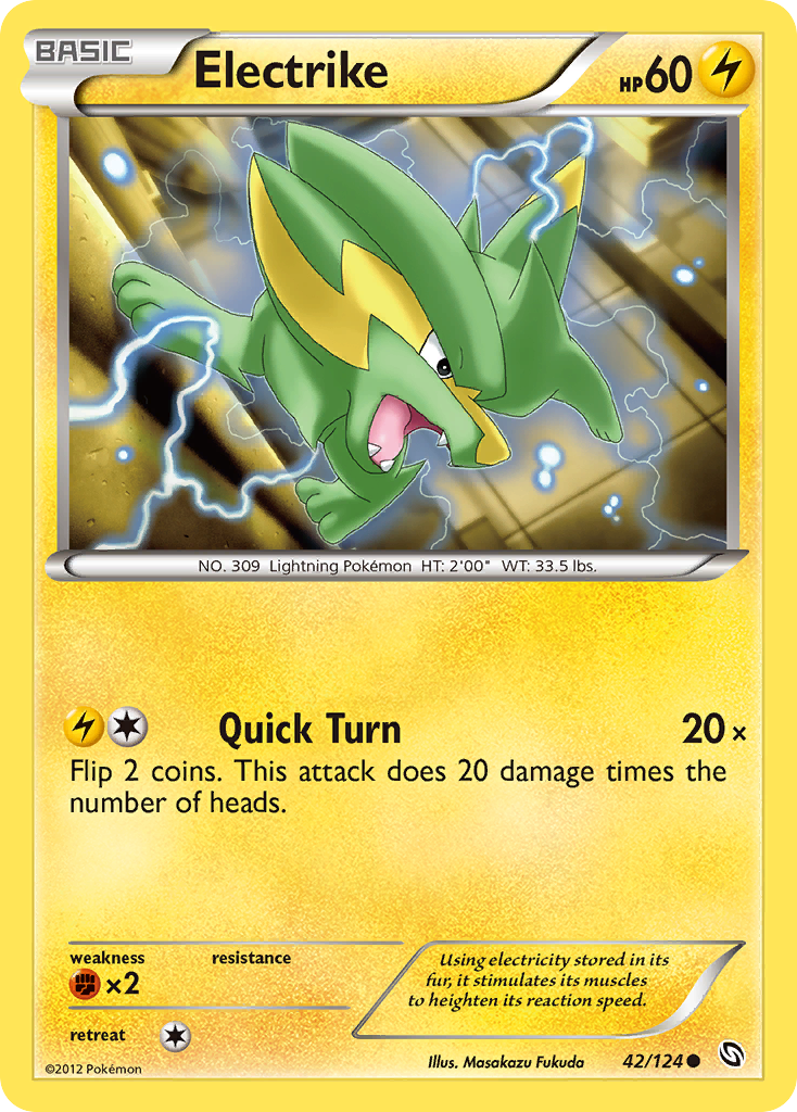 Electrike 42 Common card from Dragons Exalted