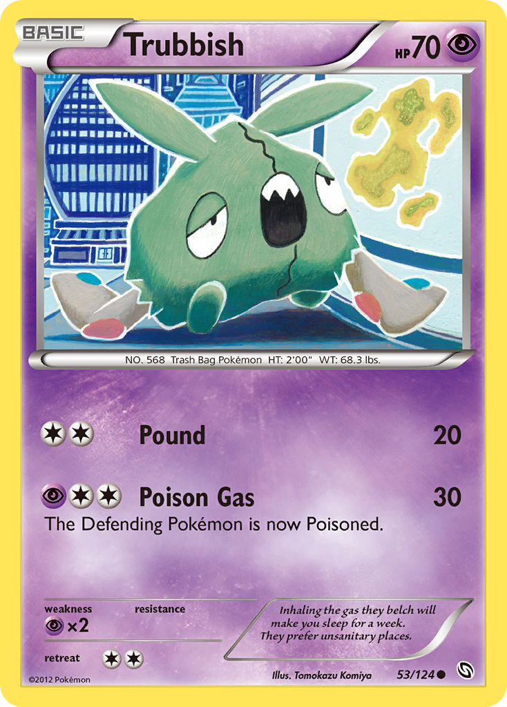 Trubbish 53/124 Common card from Dragons Exalted