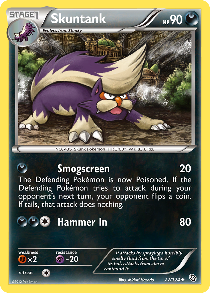 Skuntank 77 Uncommon card from Dragons Exalted