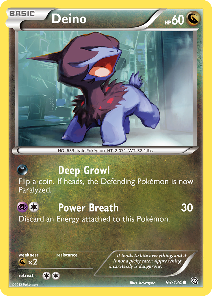 Deino 93/124 Common card from Dragons Exalted