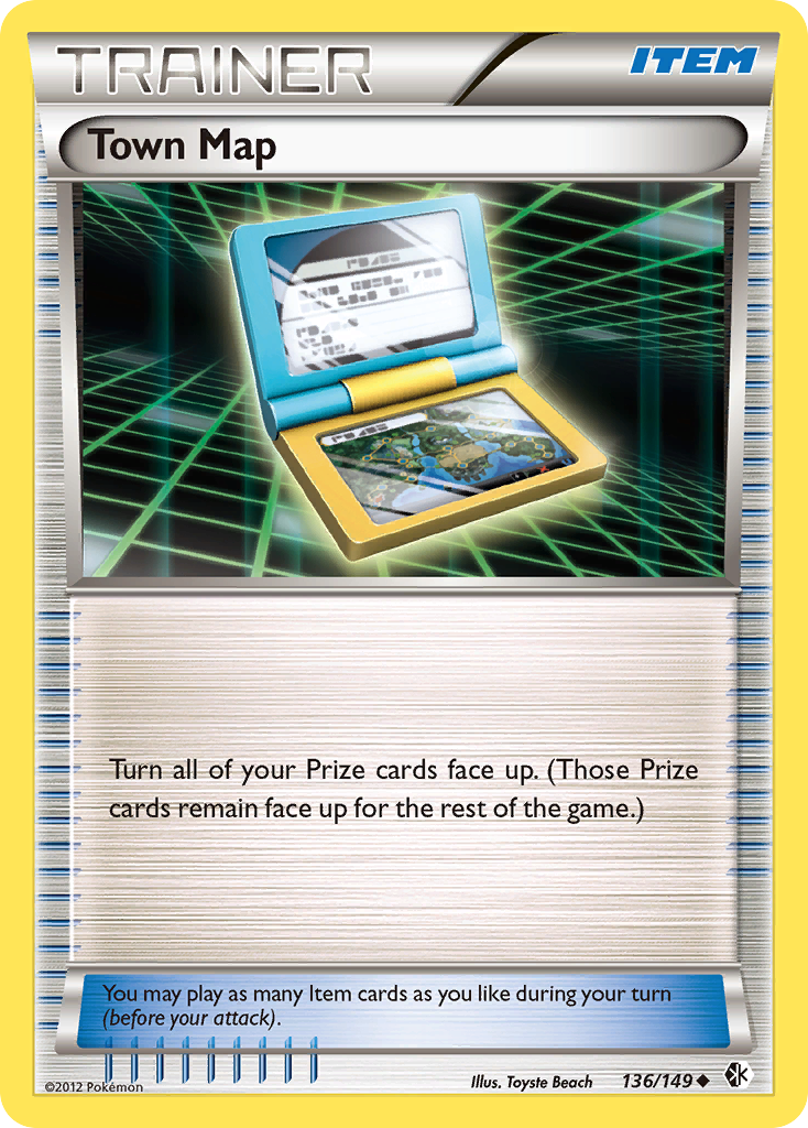 Town Map 136 Uncommon card from Boundaries Crossed