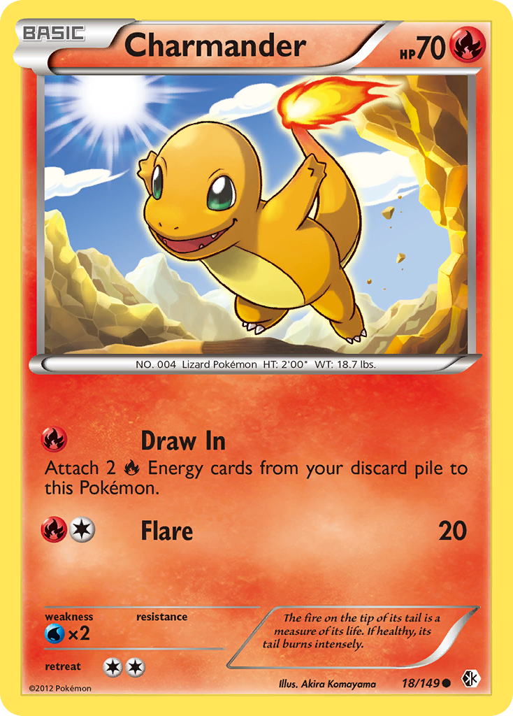 Charmander 18/149 Common card from Boundaries Crossed