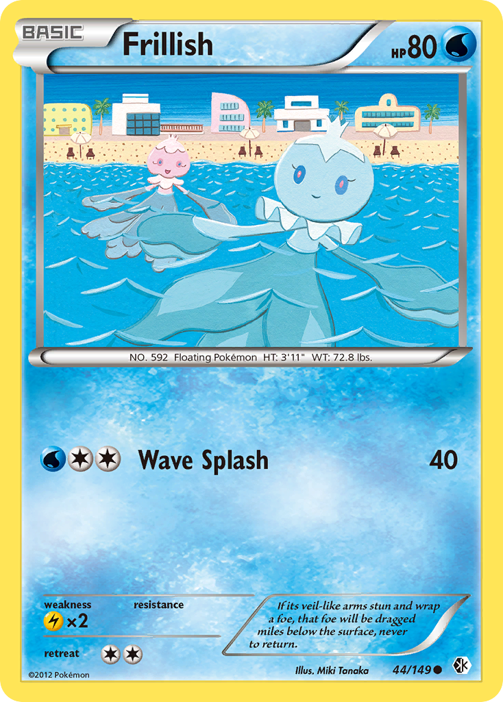 Frillish 44/149 Common card from Boundaries Crossed