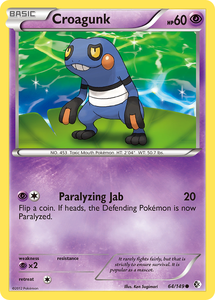 Croagunk 64 Common card from Boundaries Crossed