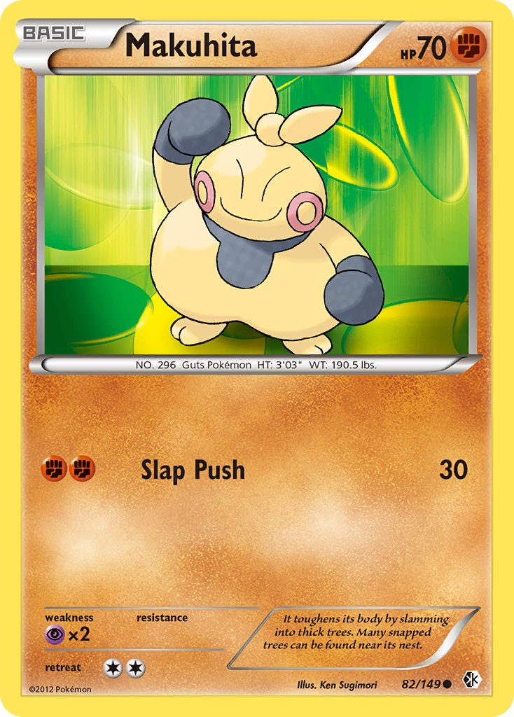 Makuhita 82 Common card from Boundaries Crossed