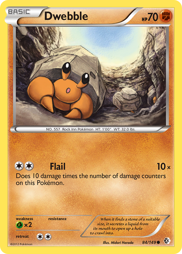 Dwebble 84 Common card from Boundaries Crossed
