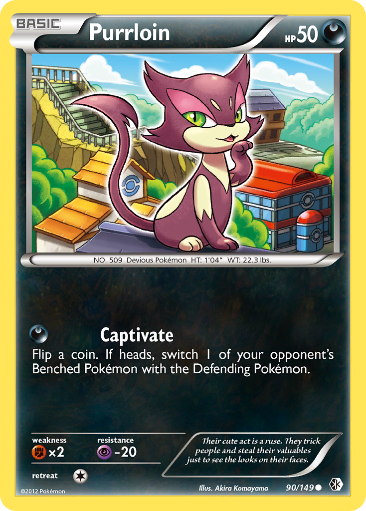Purrloin 90 Common card from Boundaries Crossed