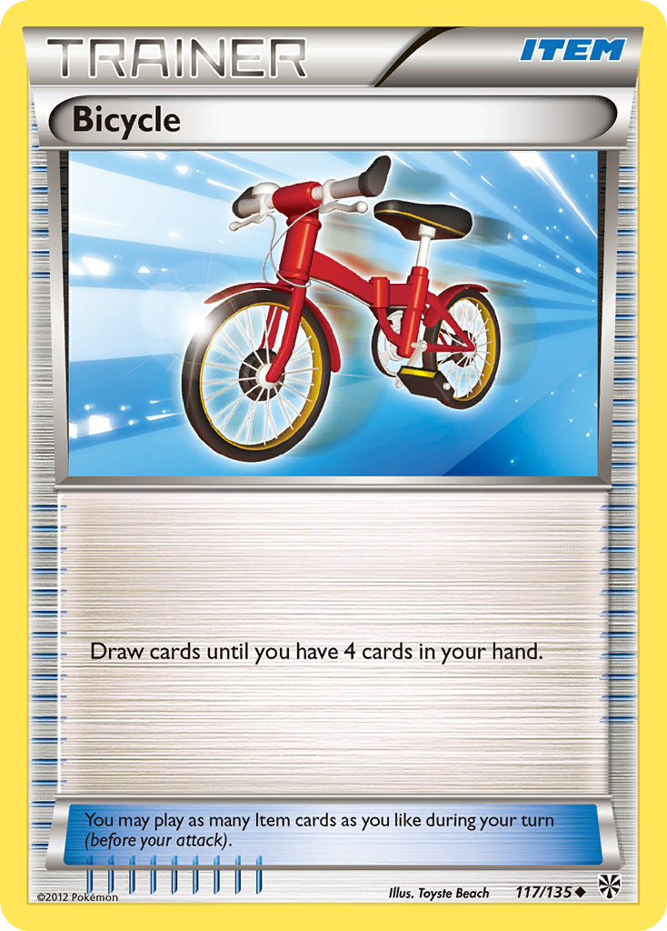 Bicycle 117/135 Uncommon card from Plasma Storm