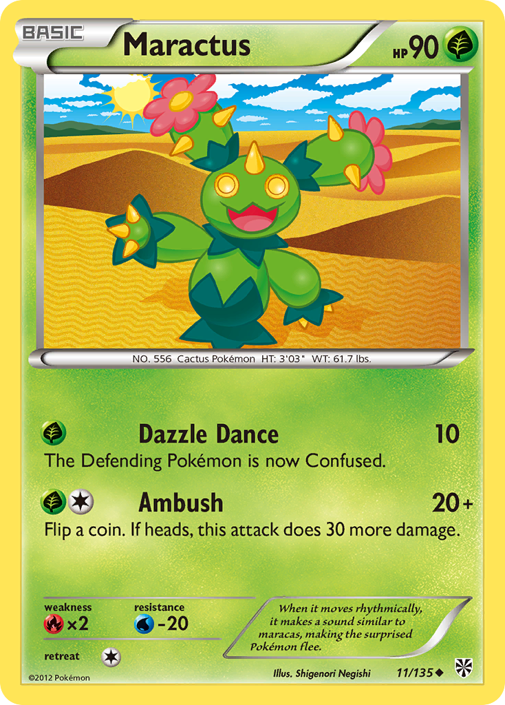 Maractus 11 Uncommon card from Plasma Storm