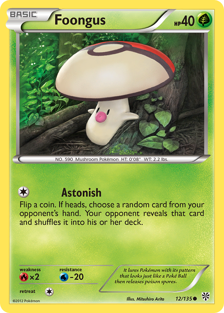 Foongus 12 Common card from Plasma Storm
