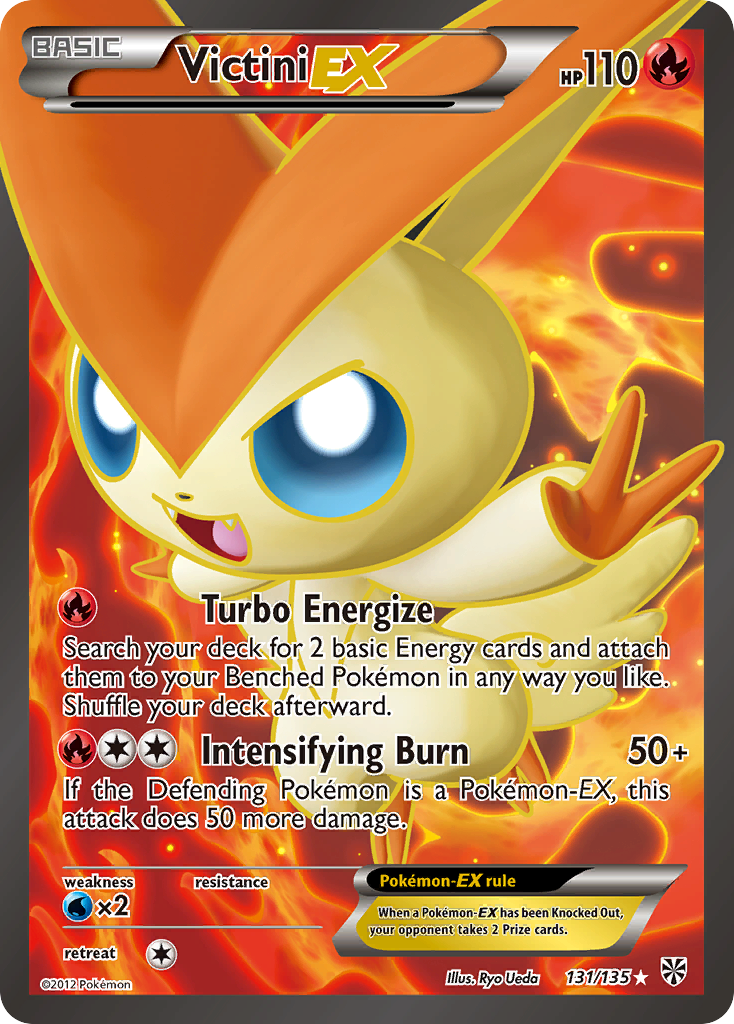 Victini-EX 131/135 Rare Ultra card from Plasma Storm
