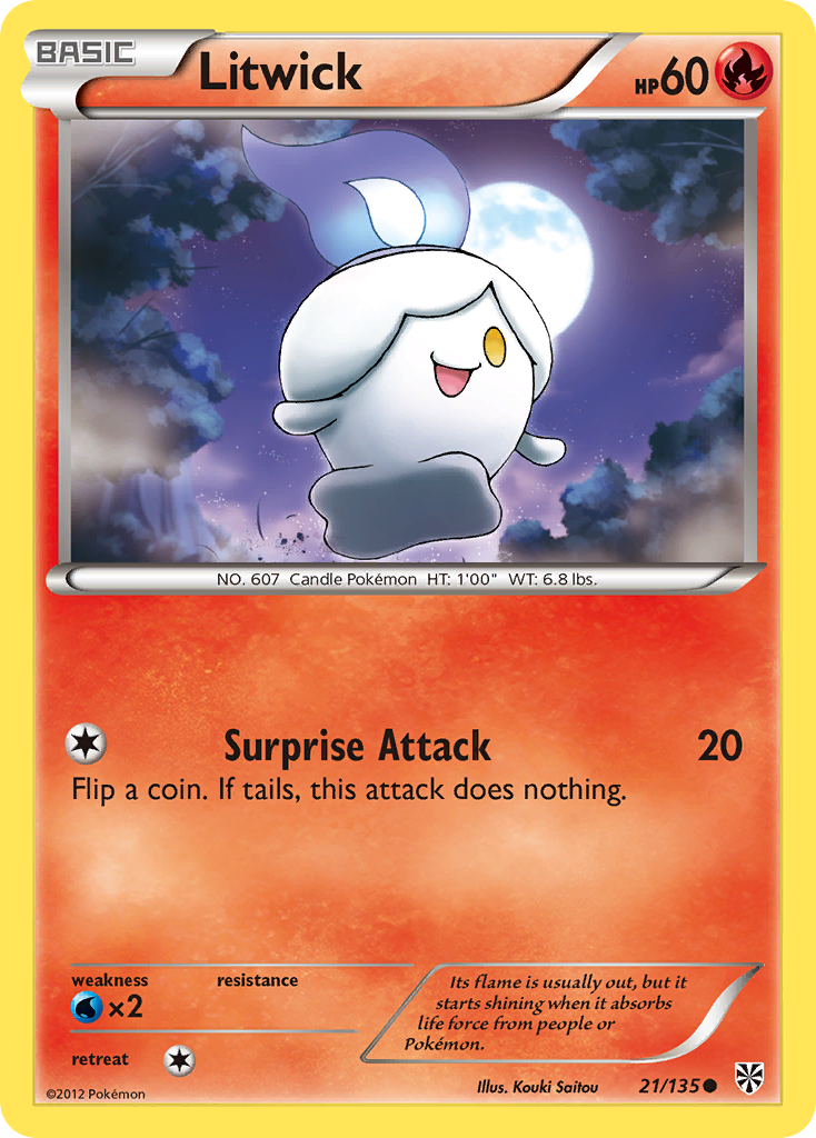 Litwick 21 Common card from Plasma Storm