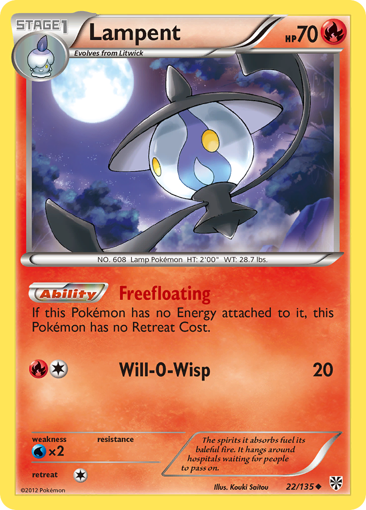 Lampent 22 Uncommon card from Plasma Storm