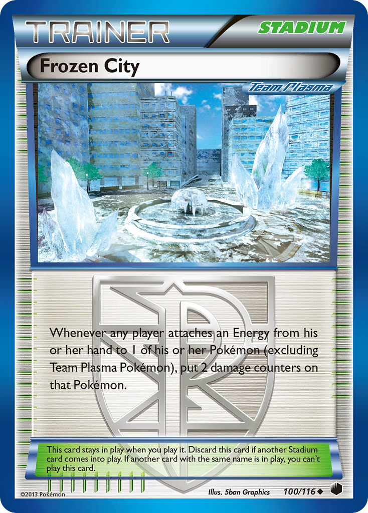 Frozen City 100 Uncommon card from Plasma Freeze