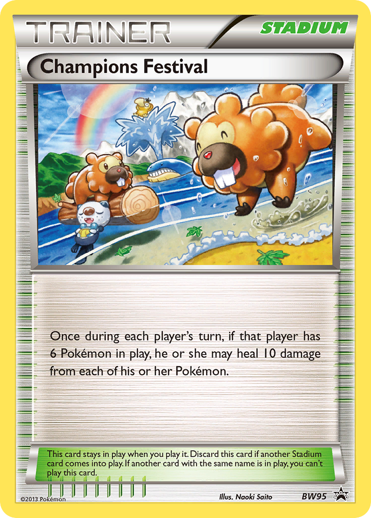 Champions Festival BW95/101 Promo card from BW Black Star Promos