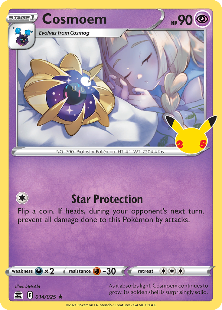 Cosmoem 14/25 Rare card from Celebrations