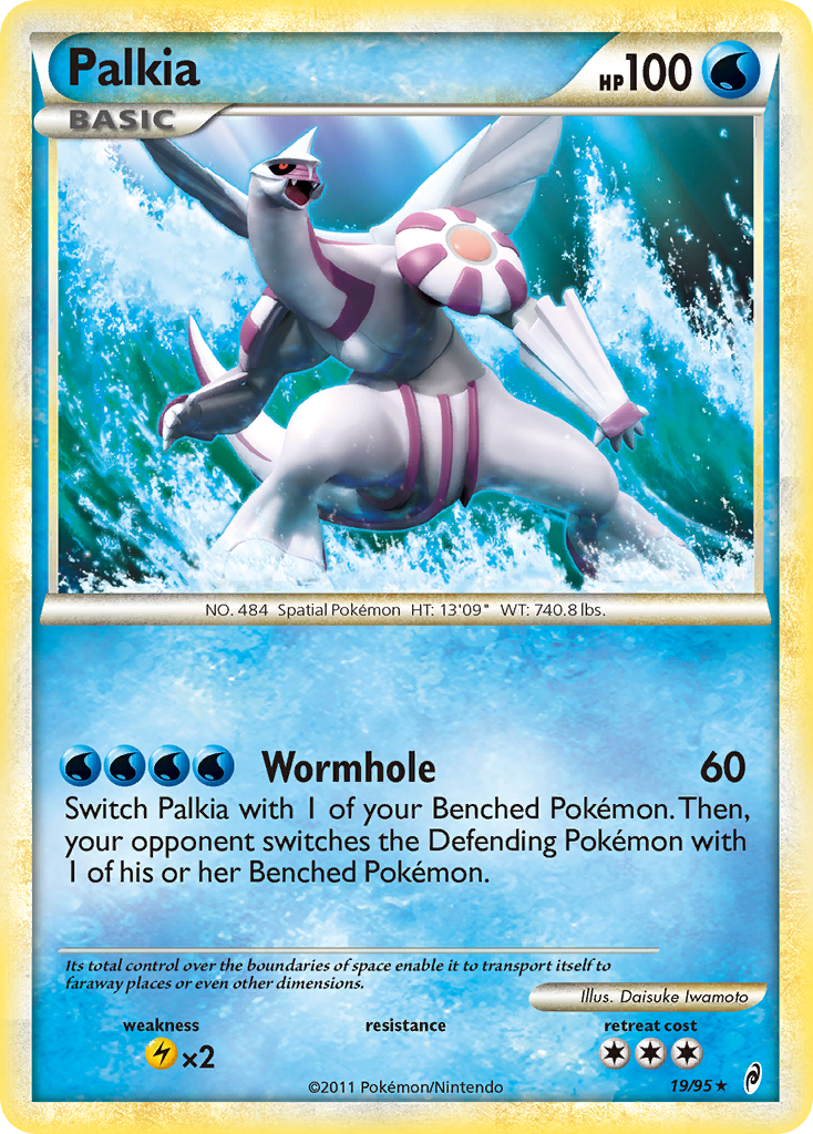 Palkia 19/95 Rare Holo card from Call of Legends