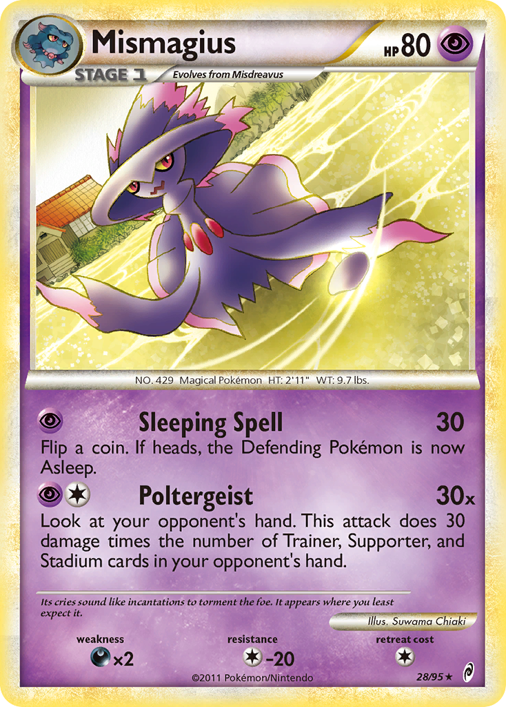 Mismagius 28 Rare card from Call of Legends