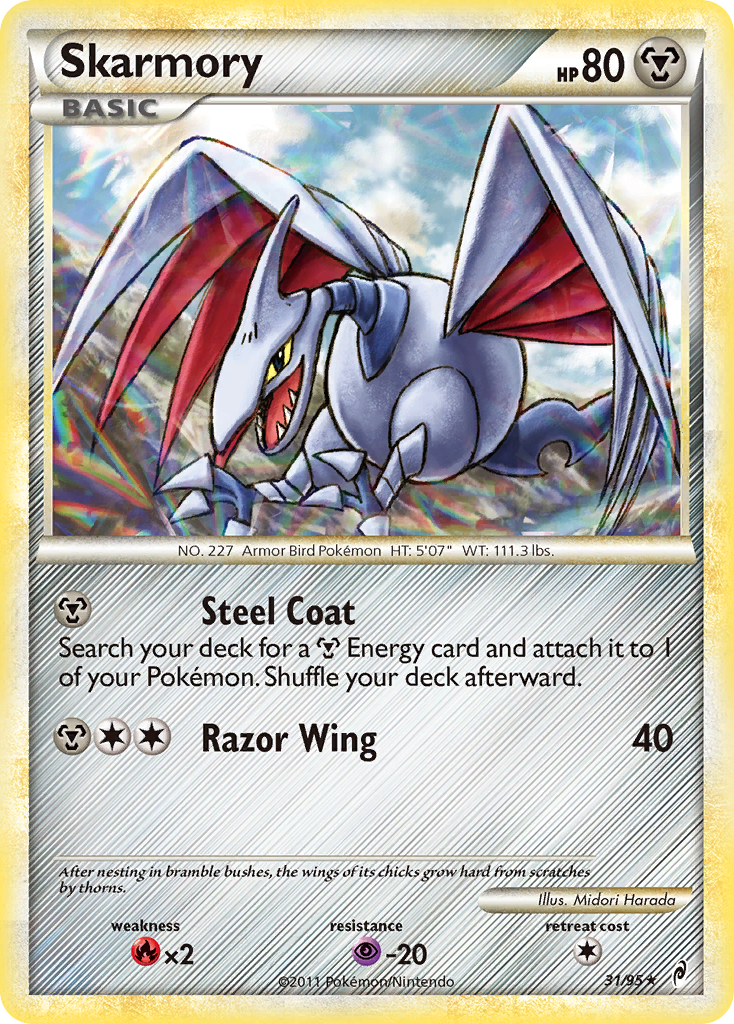 Skarmory 31 Rare card from Call of Legends