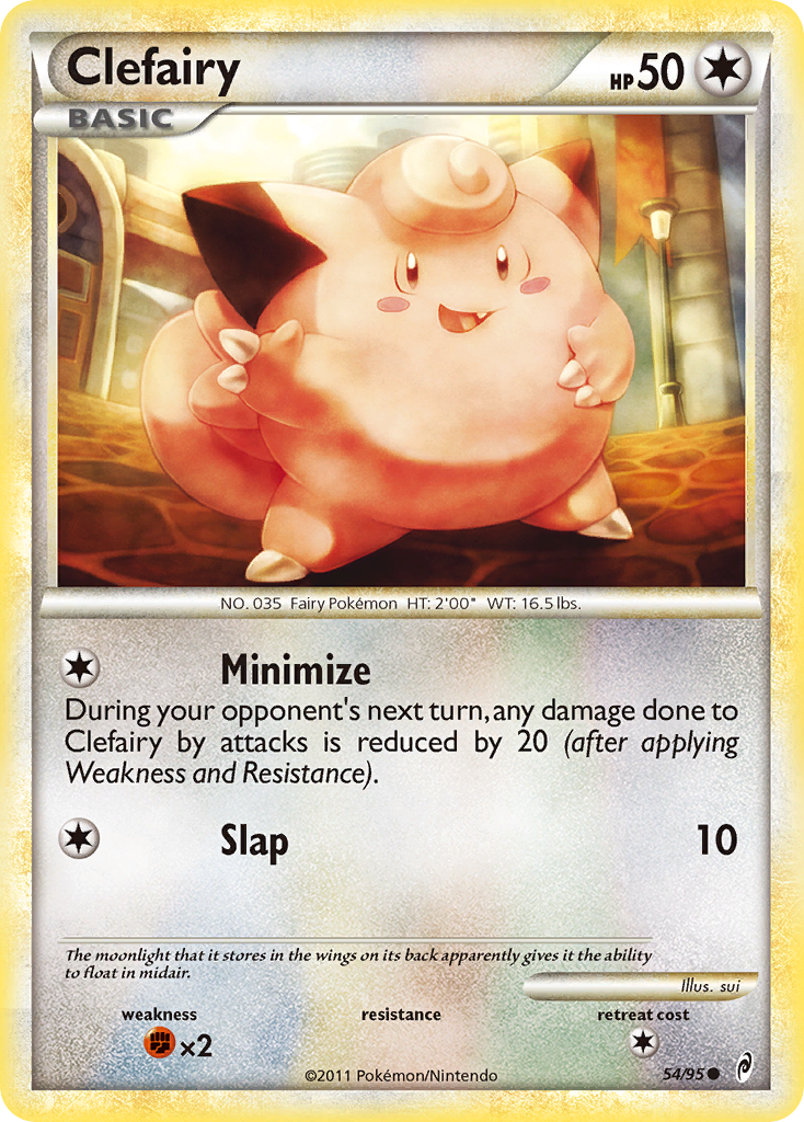 Clefairy 54 Common card from Call of Legends
