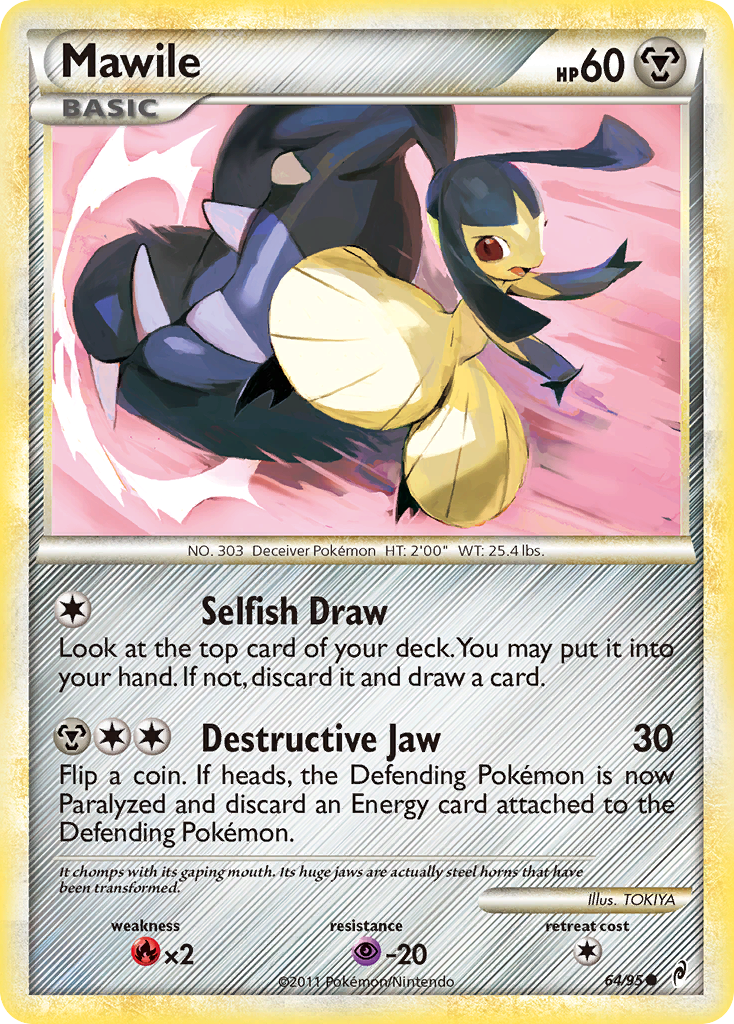 Mawile 64 Common card from Call of Legends