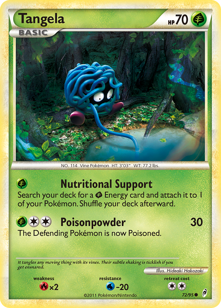 Tangela 72/95 Common card from Call of Legends