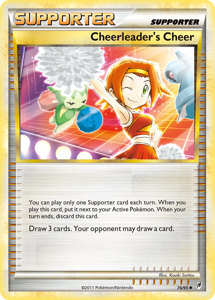Cheerleader's Cheer 76 Uncommon card from Call of Legends