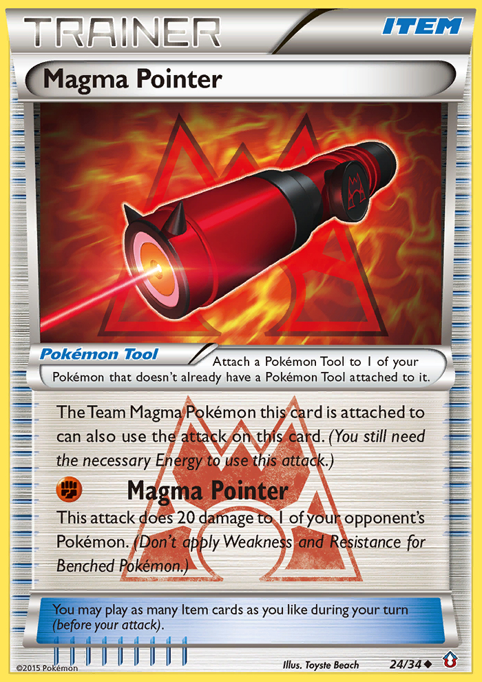 Magma Pointer 24/34 Uncommon card from Double Crisis