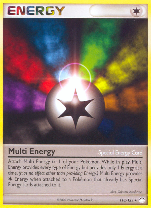 Multi Energy 118 Rare card from Mysterious Treasures