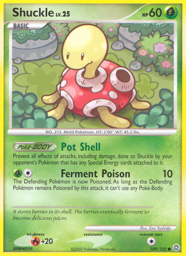 Shuckle 109/132 Common card from Secret Wonders