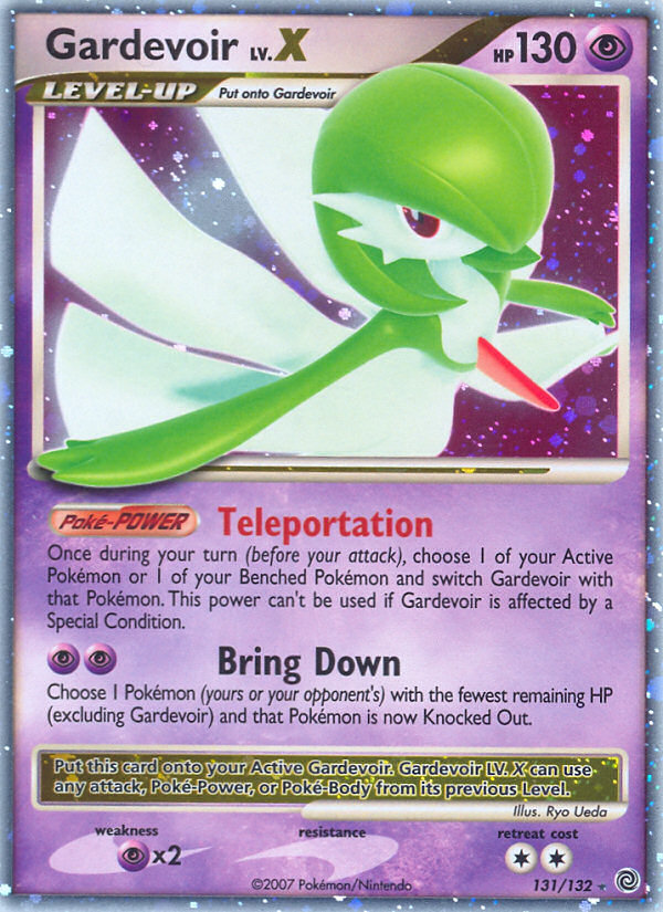 Gardevoir LV.X 131/132 Rare Holo LV.X card from Secret Wonders