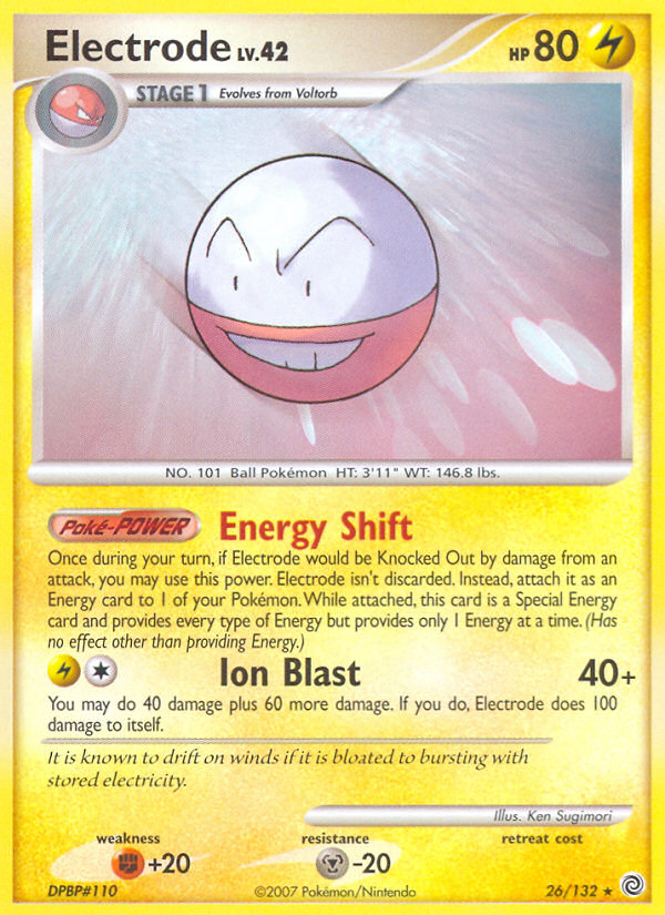 Electrode 26 Rare card from Secret Wonders