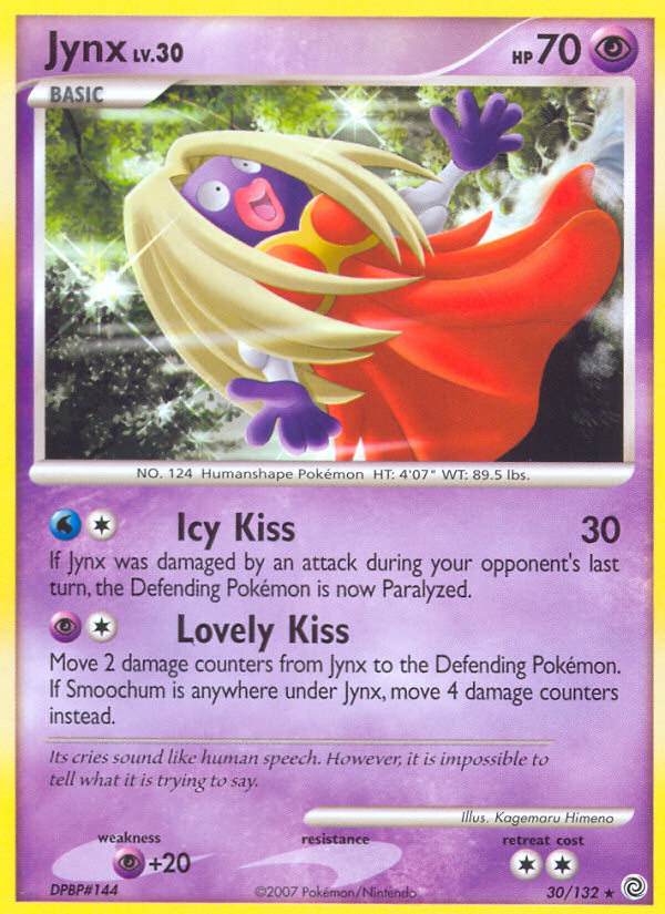 Jynx 30/132 Rare card from Secret Wonders
