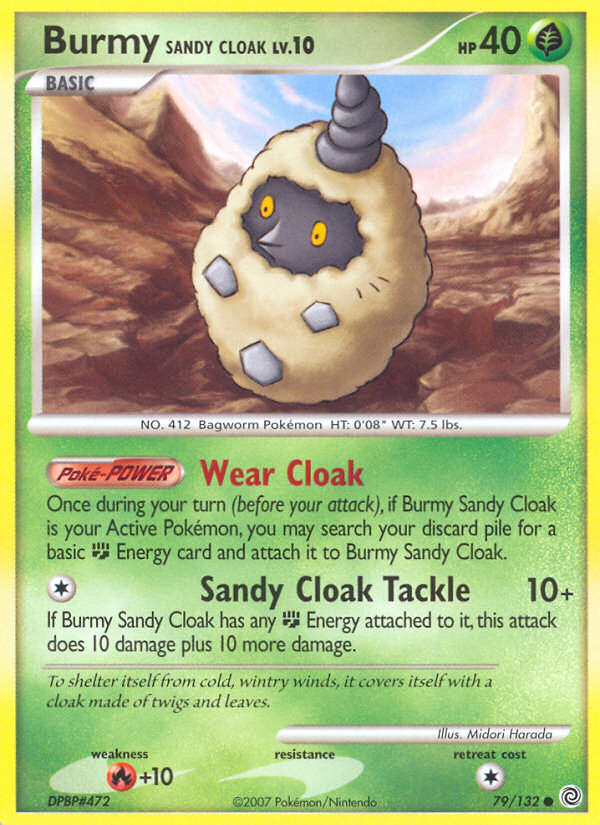 Burmy Sandy Cloak 79 Common card from Secret Wonders