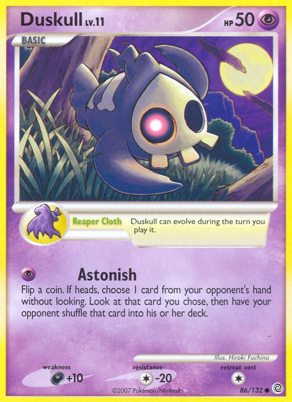 Duskull 86 Common card from Secret Wonders
