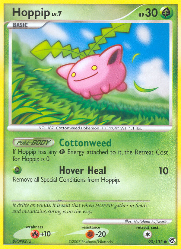 Hoppip 90 Common card from Secret Wonders