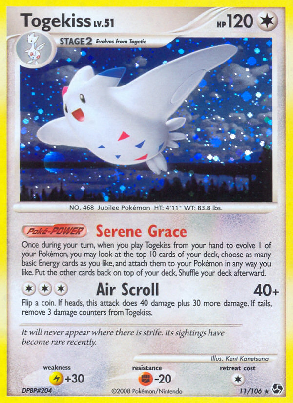 Togekiss 11/106 Rare Holo card from Great Encounters