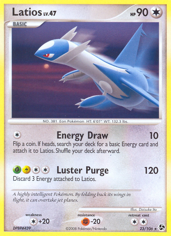 Latios 23 Rare card from Great Encounters