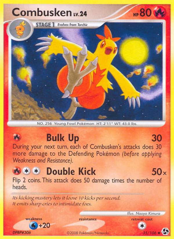 Combusken 35 Uncommon card from Great Encounters