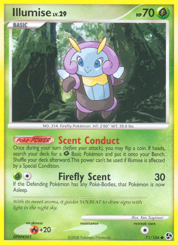 Illumise 71/106 Common card from Great Encounters