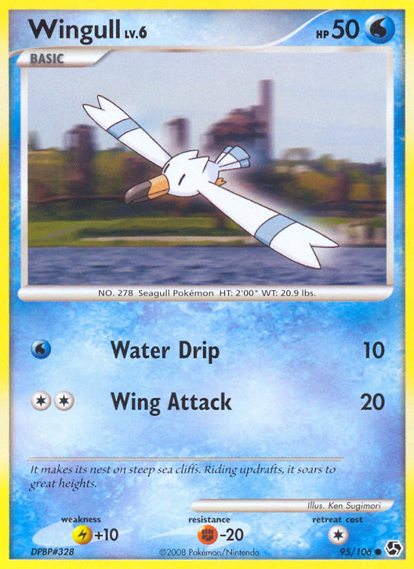Wingull 95/106 Common card from Great Encounters