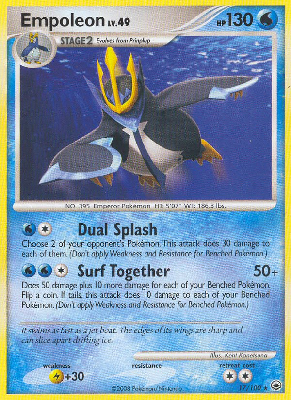 Empoleon 17 Rare card from Majestic Dawn