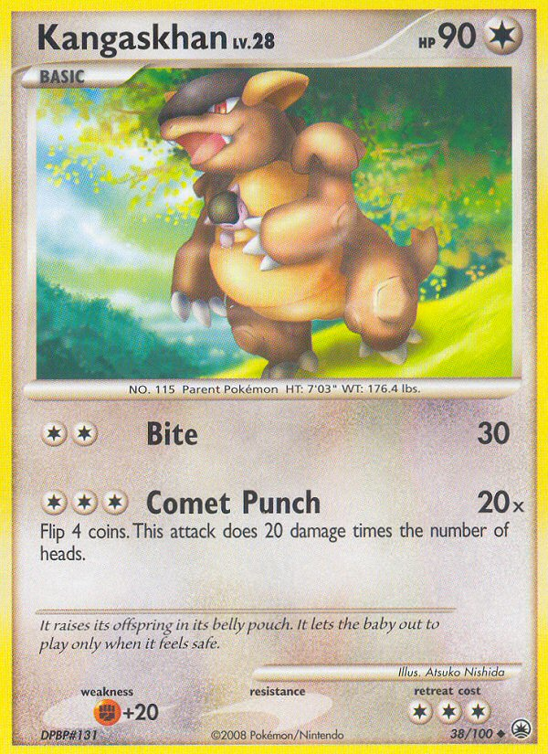 Kangaskhan 38 Uncommon card from Majestic Dawn