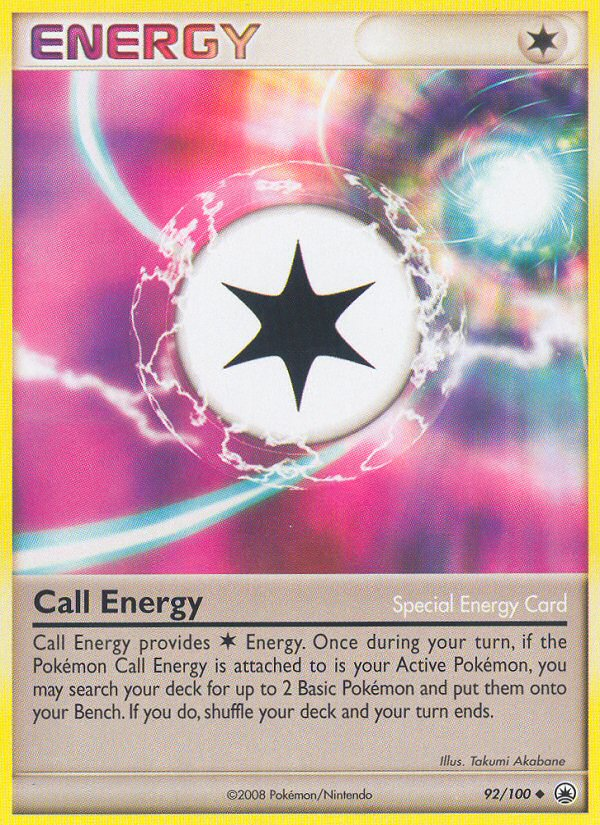 Call Energy 92/100 Uncommon card from Majestic Dawn